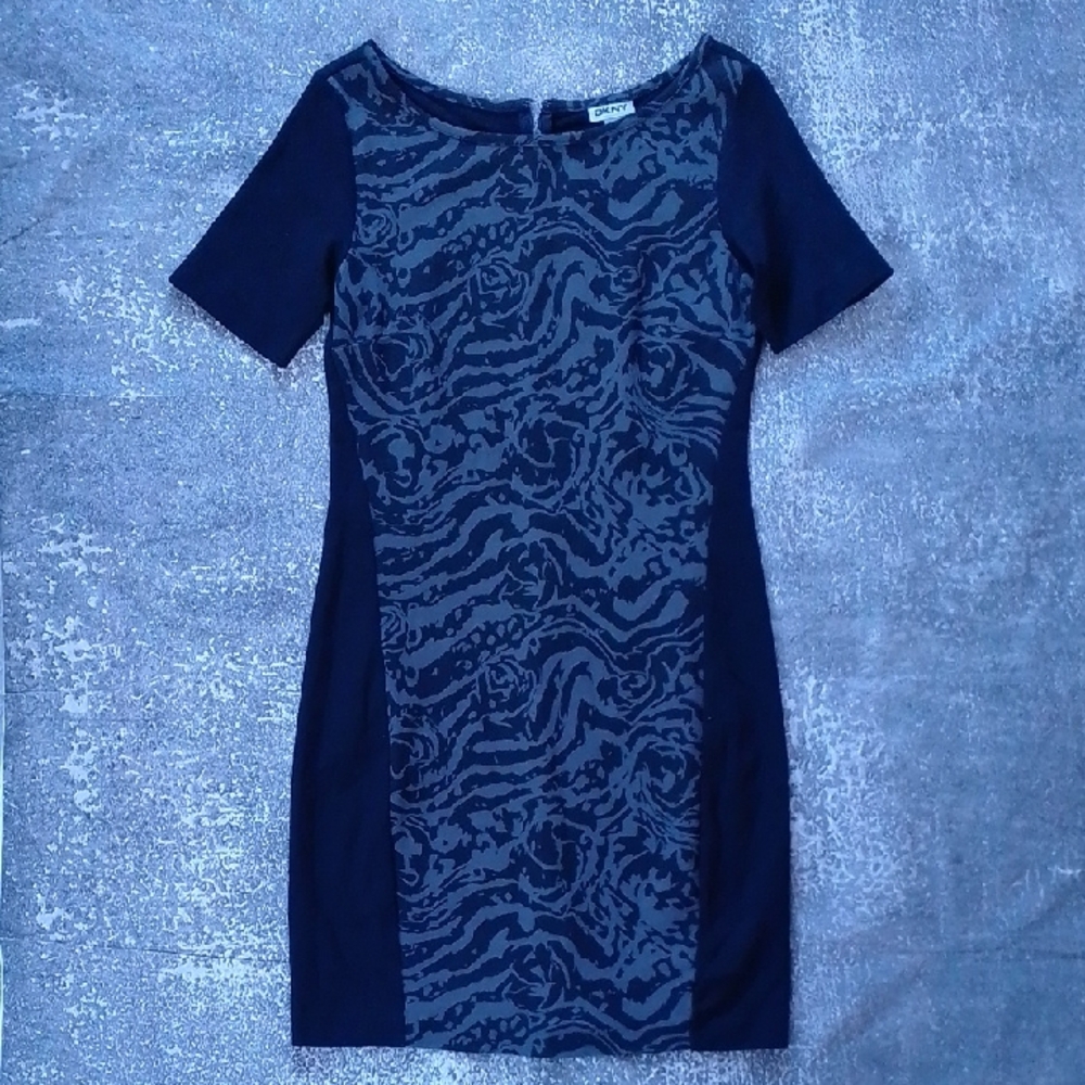 FLORAL DKNY DRESS Mini Dress
